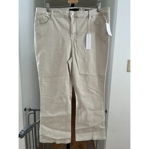 NWT Sanctuary Denim Womens Connector Kick Crop Pants In Moonstone Size 34 Standa - Picture 1 of 9